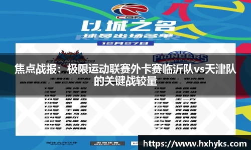 焦点战报：极限运动联赛外卡赛临沂队vs天津队的关键战较量
